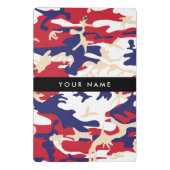 Onafhankelijkheidsdag Camouflage Jouw naam Persona Mini Klembord (Achterkant)