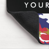 Onafhankelijkheidsdag Camouflage Jouw naam Persona Muismat (Hoek)