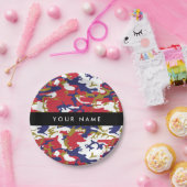 Onafhankelijkheidsdag Camouflage Jouw naam Persona Papieren Bordje (Feest)