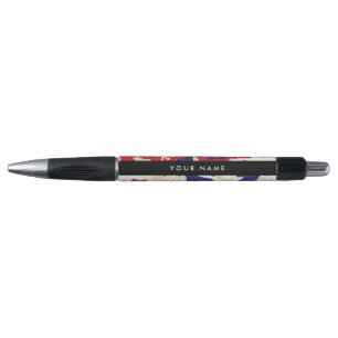 Onafhankelijkheidsdag Camouflage Jouw naam Persona Pen