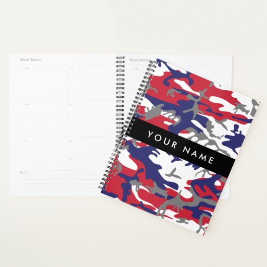 Onafhankelijkheidsdag Camouflage Jouw naam Persona Planner (Display)