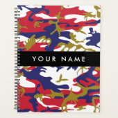Onafhankelijkheidsdag Camouflage Jouw naam Persona Planner (Voorkant)