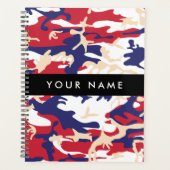 Onafhankelijkheidsdag Camouflage Jouw naam Persona Planner (Voorkant)