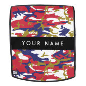 Onafhankelijkheidsdag Camouflage Jouw naam Persona Rugtassen (Verwijderbaar gezicht)