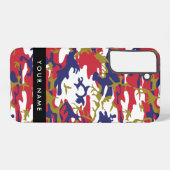 Onafhankelijkheidsdag Camouflage Jouw naam Persona Samsung Galaxy Hoesje (Achterkant horizontaal)