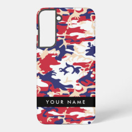 Onafhankelijkheidsdag Camouflage Jouw naam Persona Samsung Galaxy Hoesje
