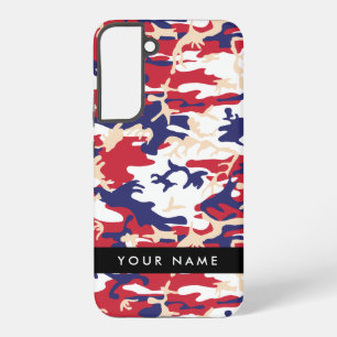 Onafhankelijkheidsdag Camouflage Jouw naam Persona Samsung Galaxy Hoesje