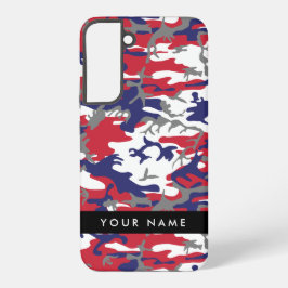 Onafhankelijkheidsdag Camouflage Jouw naam Persona Samsung Galaxy Hoesje