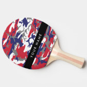 Onafhankelijkheidsdag Camouflage Jouw naam Persona Tafeltennisbatje (Zijkant)