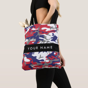 Onafhankelijkheidsdag Camouflage Jouw naam Persona Tote Bag