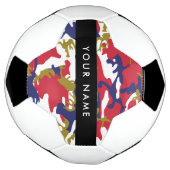 Onafhankelijkheidsdag Camouflage Jouw naam Persona Voetbal (Gedraaid)