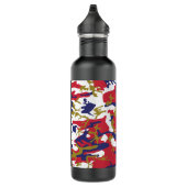 Onafhankelijkheidsdag Camouflage Jouw naam Persona Waterfles (Rechts)