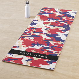 Onafhankelijkheidsdag Camouflage Jouw naam Persona Yogamat