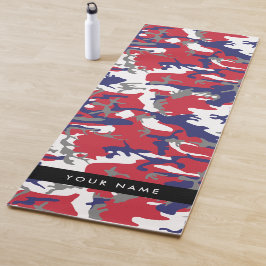 Onafhankelijkheidsdag Camouflage Jouw naam Persona Yogamat