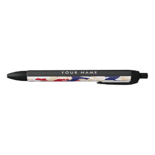 Onafhankelijkheidsdag Camouflage Jouw naam Persona Zwarte Inkt Pen