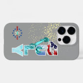 Onafhankelijkheidsdag Case-Mate iPhone Case (Achterkant (horizontaal))