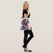 ONAFHANKELIJKHEIDSDAG DACHSHUND TOTE TAS (Op model)