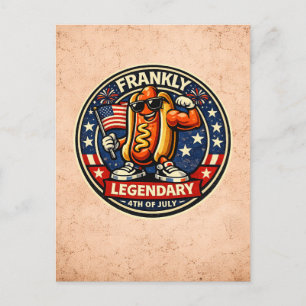 Onafhankelijkheidsdag Dawg - Foodie Fiends Briefkaart
