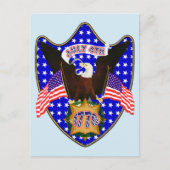 Onafhankelijkheidsdag Eagle Briefkaart (Voorkant)