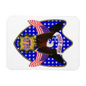 Onafhankelijkheidsdag Eagle Magneet (Horizontaal)