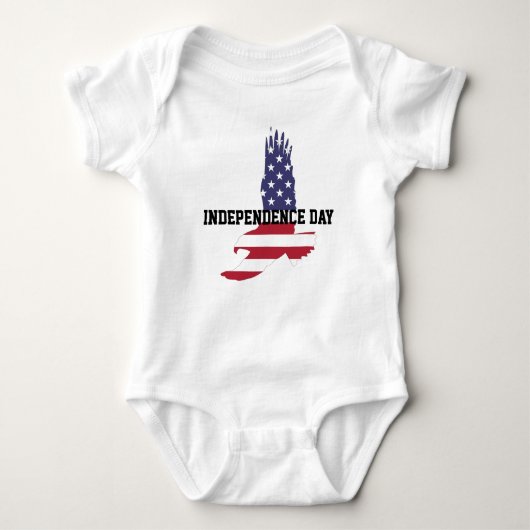 Onafhankelijkheidsdag Eagle Romper (Voorkant)