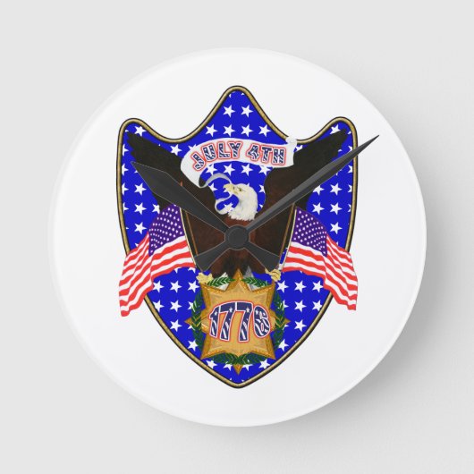 Onafhankelijkheidsdag Eagle Ronde Klok (Voorkant)