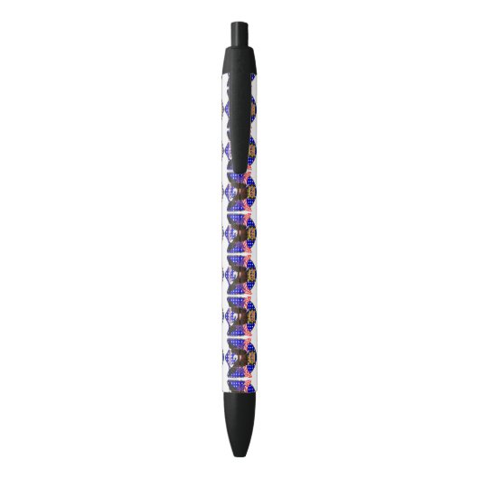 Onafhankelijkheidsdag Eagle Zwarte Inkt Pen (Achterkant (Verticaal))
