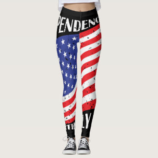 Onafhankelijkheidsdag en vierde juli 2017 leggings