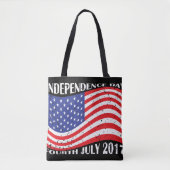 Onafhankelijkheidsdag en vierde juli 2017 tote bag (Voorkant)