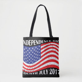 Onafhankelijkheidsdag en vierde juli 2017 tote bag
