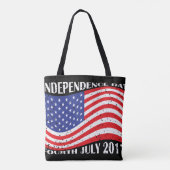 Onafhankelijkheidsdag en vierde juli 2017 tote bag (Achterkant)