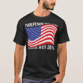Onafhankelijkheidsdag en vierde juli 2018 t-shirt (Voorkant)