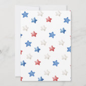 Onafhankelijkheidsdag Feest Uitnodiging (Achterkant)