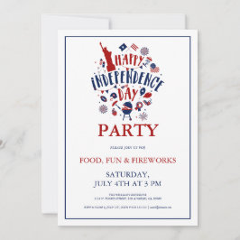 Onafhankelijkheidsdag Feest Uitnodiging