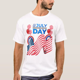 Onafhankelijkheidsdag feestdag T-shirt