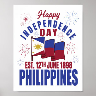 Onafhankelijkheidsdag Filipijnen Pinoy Filipino Poster
