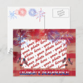 Onafhankelijkheidsdag Foto Lijst Briefkaart (Voorkant / Achterkant)