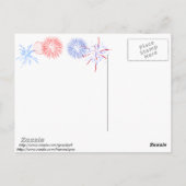 Onafhankelijkheidsdag Foto Lijst Briefkaart (Achterkant)