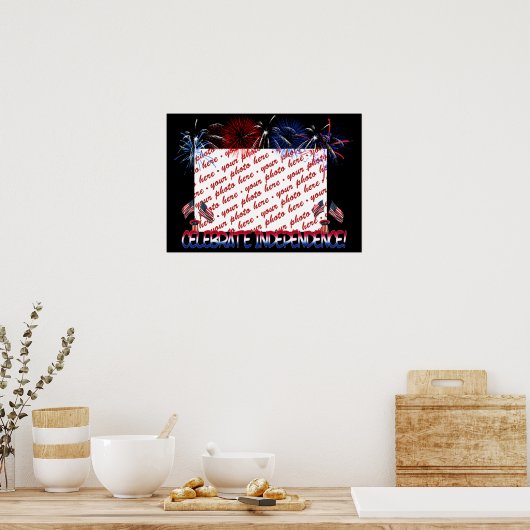 Onafhankelijkheidsdag Foto Lijst Poster (Keuken)
