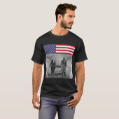 Onafhankelijkheidsdag George Washington Abe Lincol T-shirt (Voorkant volledig)