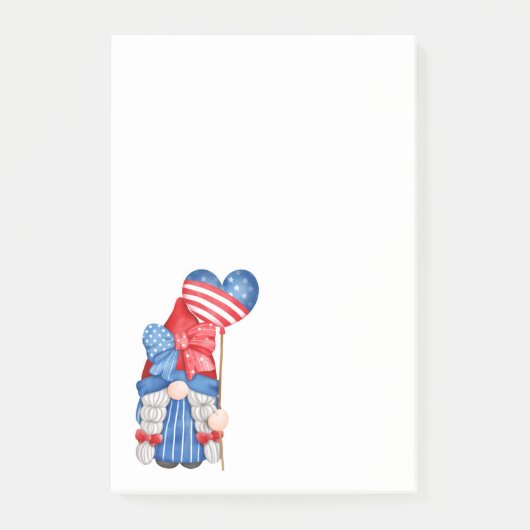 Onafhankelijkheidsdag Gnome-notities Post-it® Notes (Voorkant)