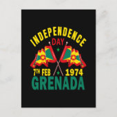 Onafhankelijkheidsdag Grenada Feestdagenkaart (Voorkant)