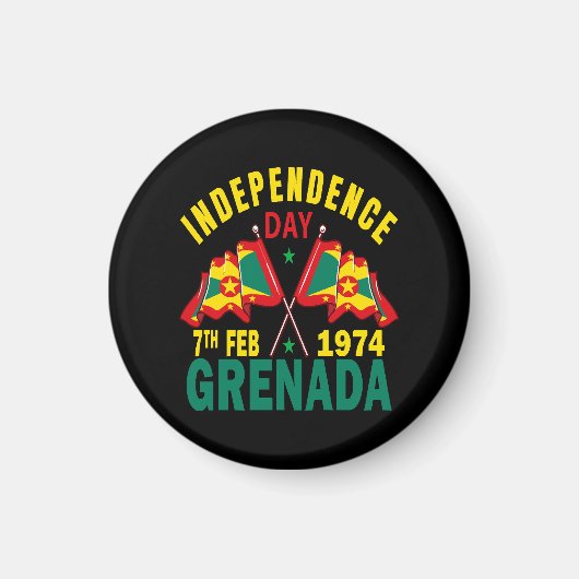 Onafhankelijkheidsdag Grenada Magneet (Voorkant)