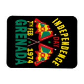 Onafhankelijkheidsdag Grenada Magneet (Horizontaal)