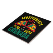 Onafhankelijkheidsdag Grenada Tegeltje (Zijkant)