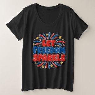 Onafhankelijkheidsdag Grote Maat T-shirt