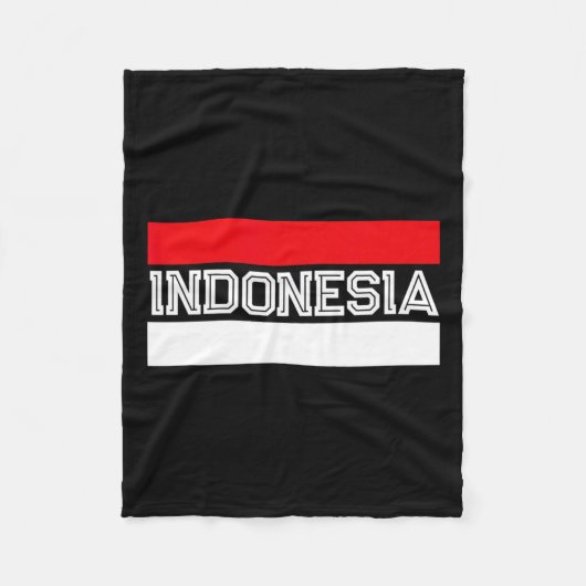 Onafhankelijkheidsdag Indonesisch Fleece Deken (Voorkant)