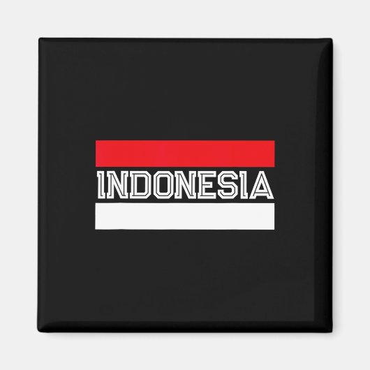Onafhankelijkheidsdag Indonesisch Magneet (Voorkant)