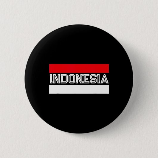 Onafhankelijkheidsdag Indonesisch Ronde Button 5,7 Cm (Voorkant)
