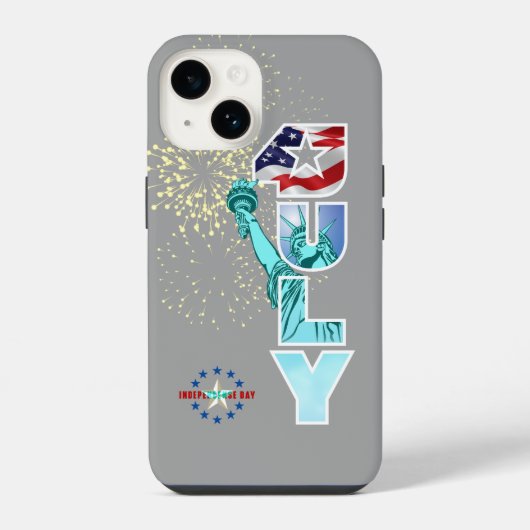 Onafhankelijkheidsdag iPhone Hoesje (Achterkant)
